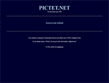 Tablet Screenshot of pictet.net